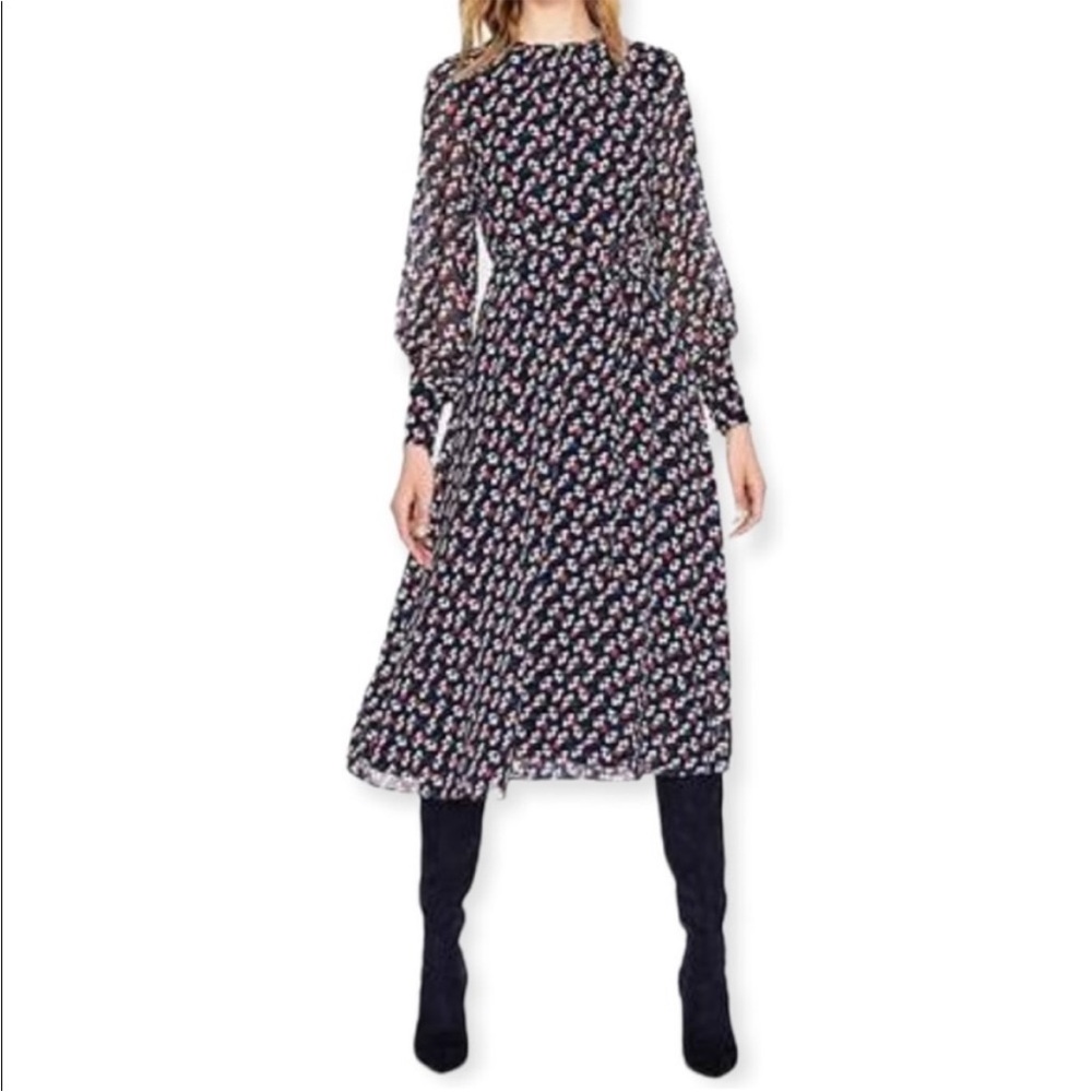 Boden long sleeve midi dress Alba